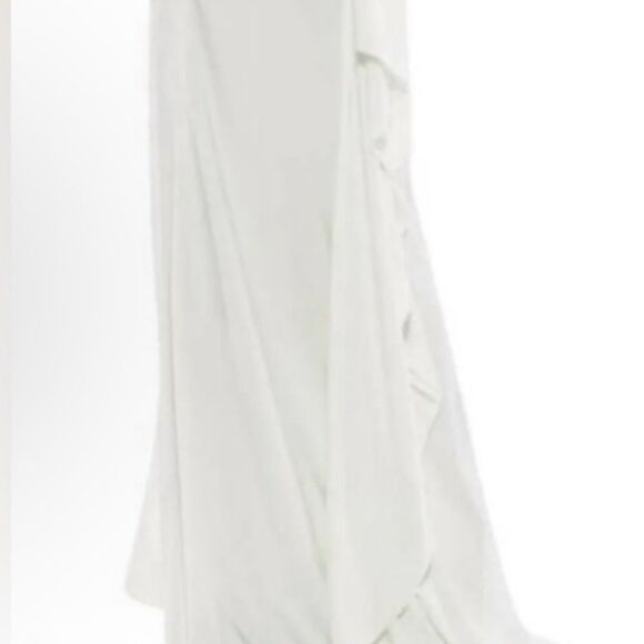 Mac Duggal Deep V-Back Long Formal Dress 12336 NWT Size 4 - Picture 4 of 10